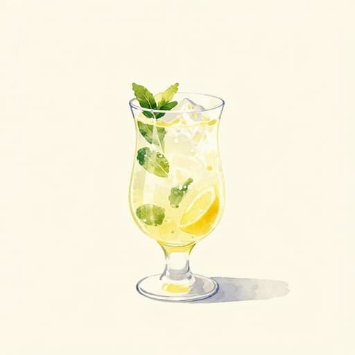 Lemon Mint Sparkler