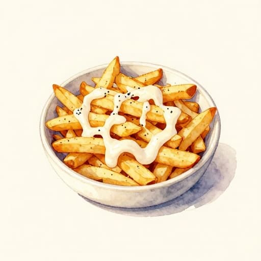 Loaded Parmesan Fries with Italian-Style Queso Sauce