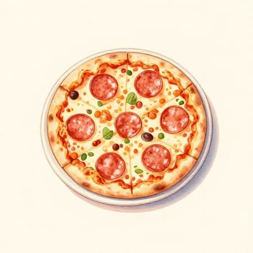 Pepperoni Rosette Pizza
