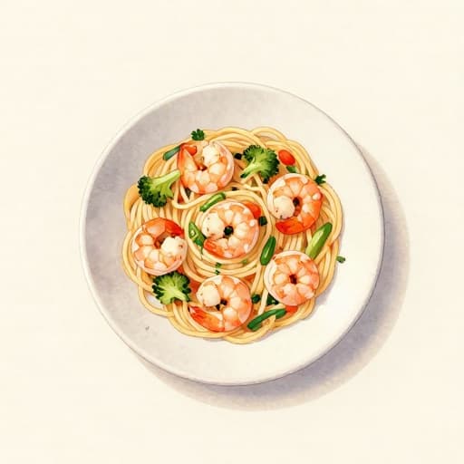 Prawn and Vegetable Pasta