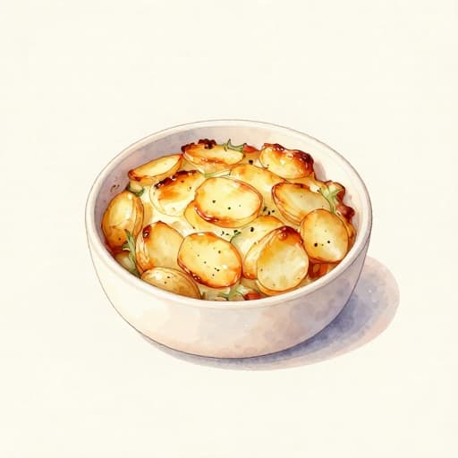 Prdez and Potato Gratin