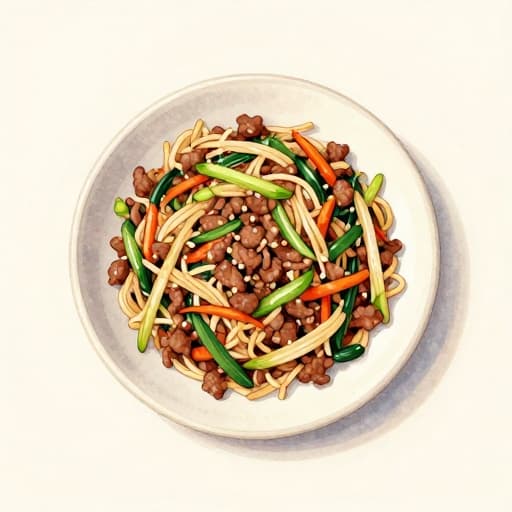 Quick Ground Meat Stir-Fry