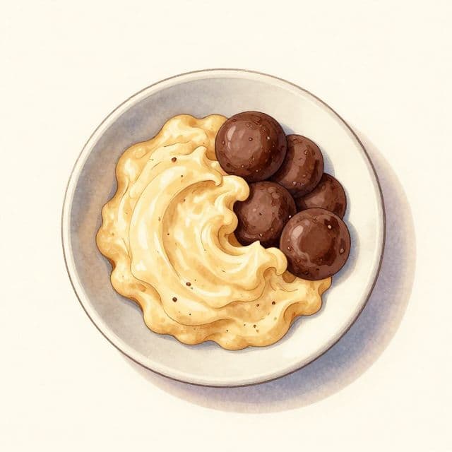 Rå cookie dough med chokladbitar