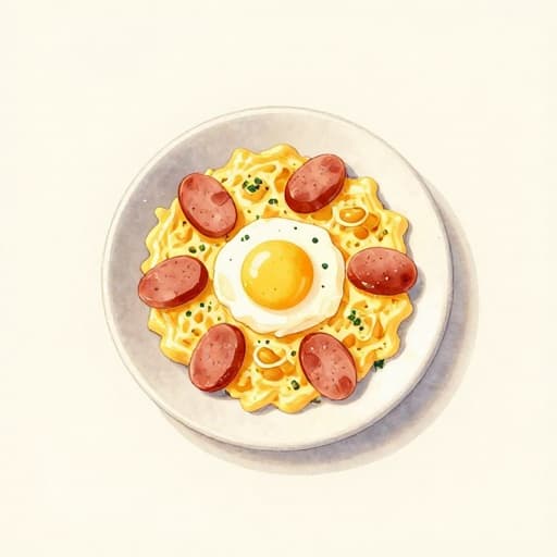 Sausage and Egg Breakfast Scramble