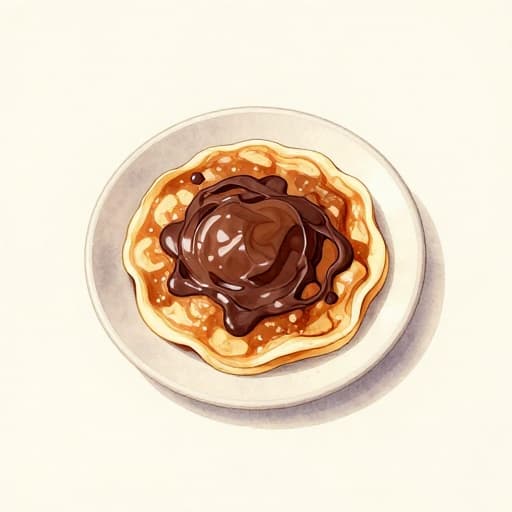Schokoladen-Pfannkuchen