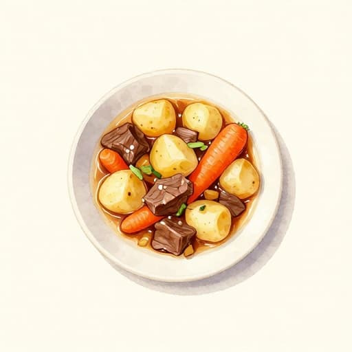 Slow Cooker Beef Stew with Potatoes and Carrots