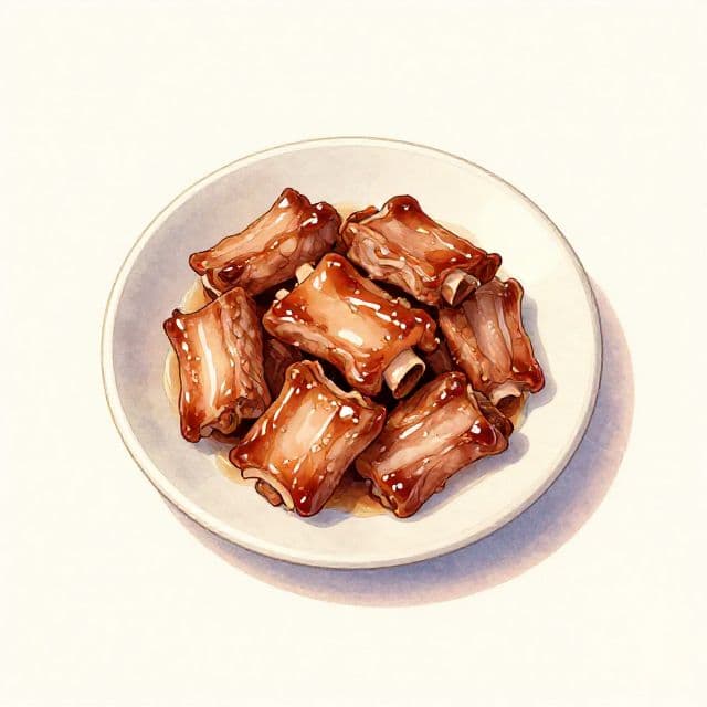 Soy-Glazed Stovetop Pork Ribs