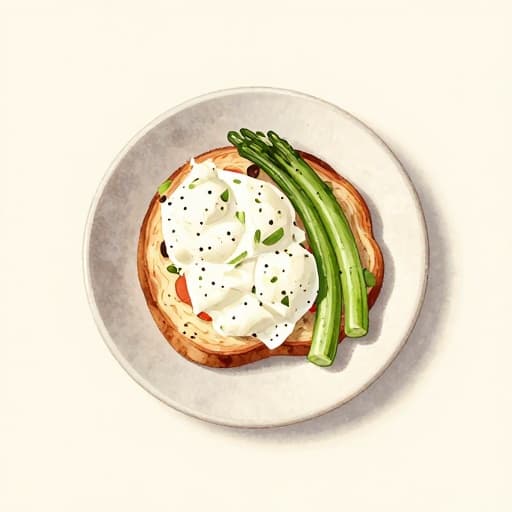 Tost z mozzarellą i ogórkiem