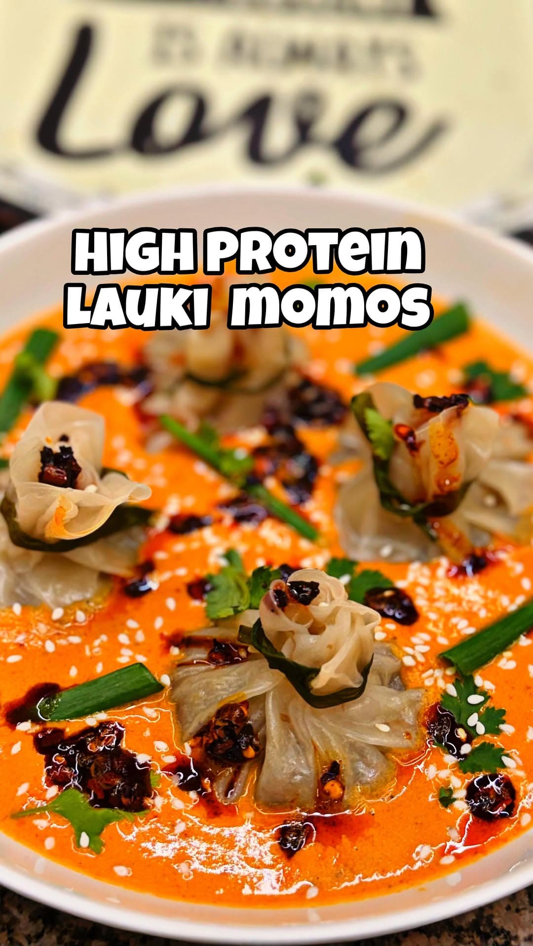 High-Protein Lauki Momos with Jhol Sauce