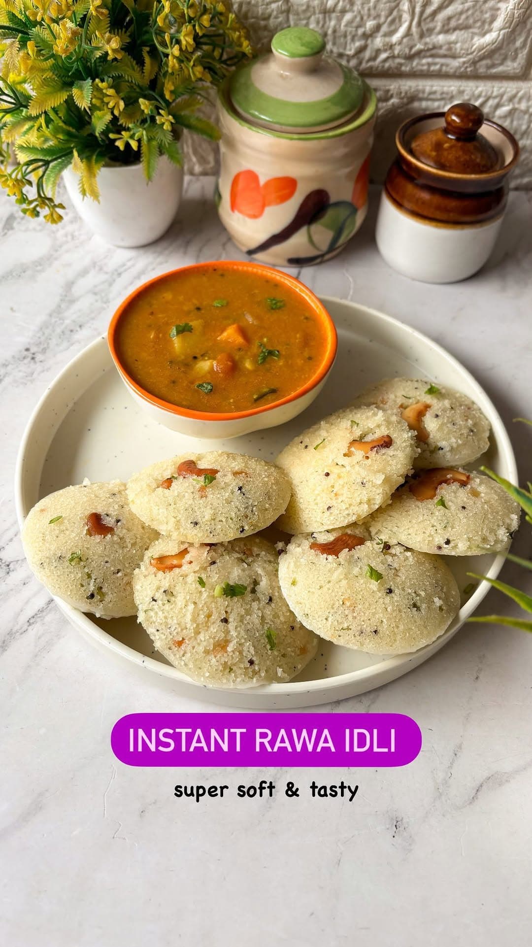 Instant Rawa Idli