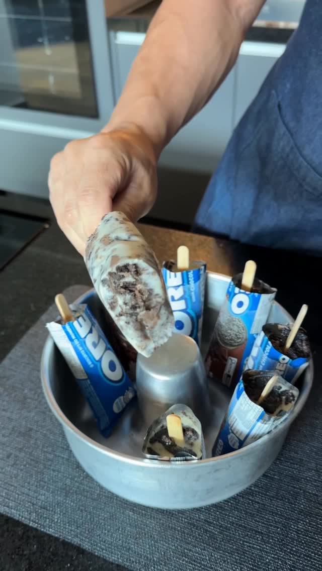 Sorvete de Oreo