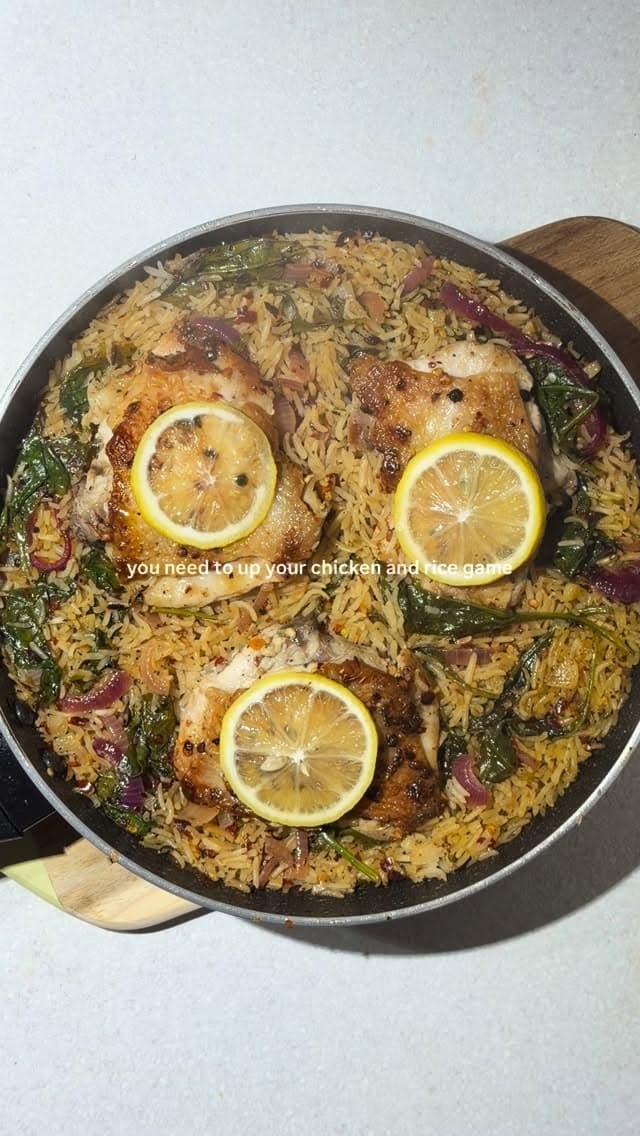 Greek Lemon Chicken and Rice