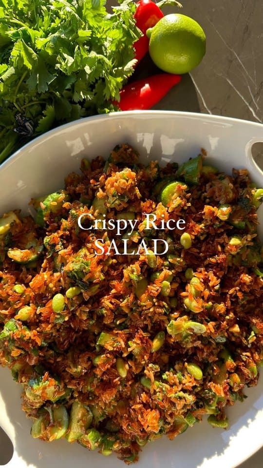 Crispy Rice Salad (Nam Khao Inspired)