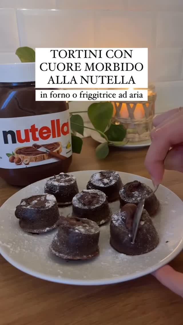 Tortini alla Nutella in 4 ingredienti