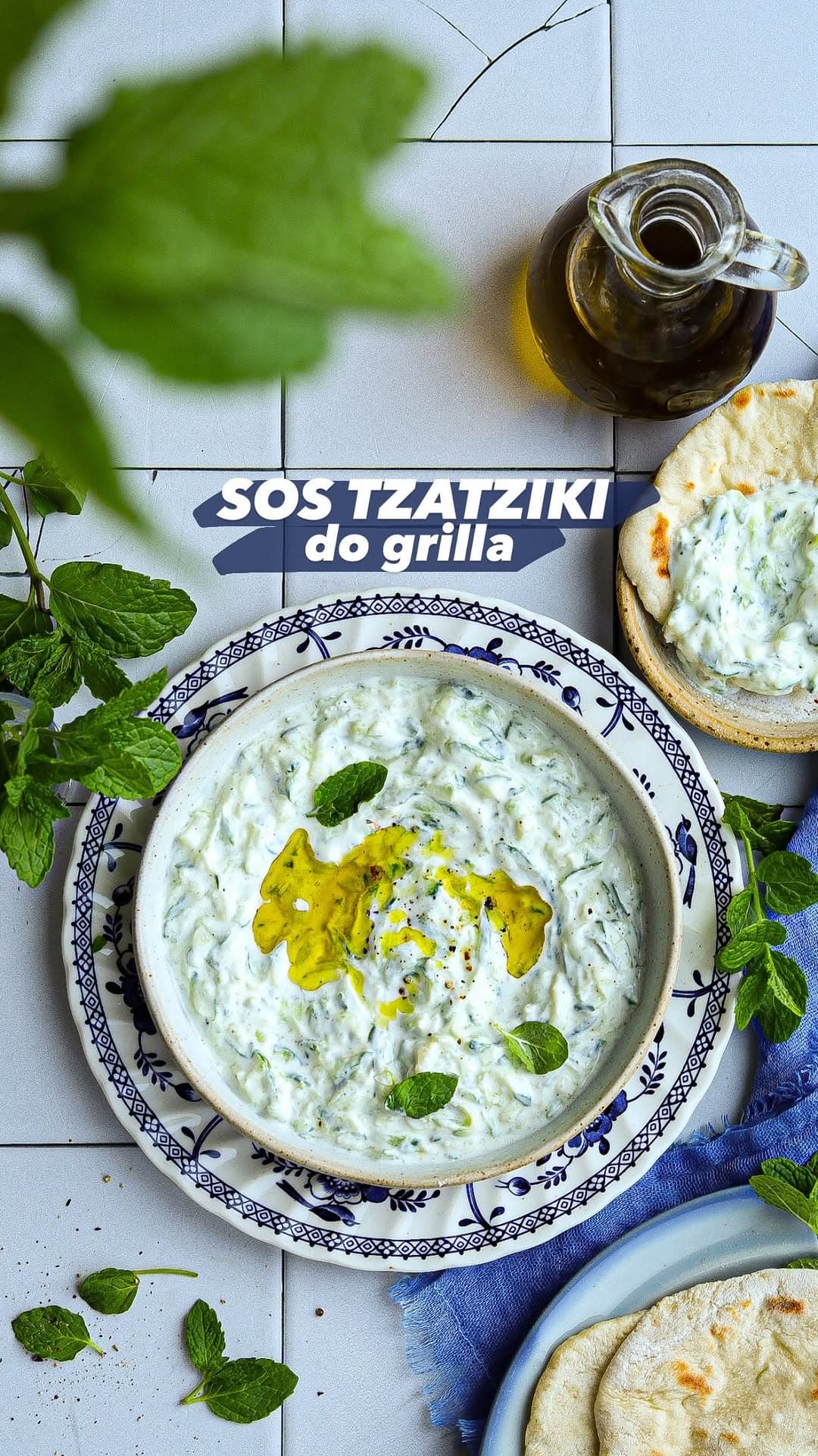 Sos Tzatziki do grilla
