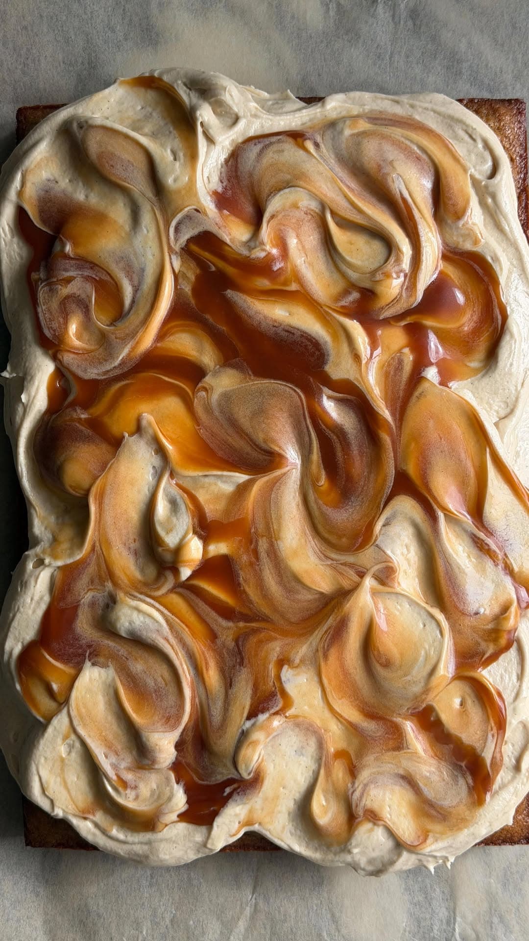 Banana Cake with Salted Caramel Cream Cheese Frosting