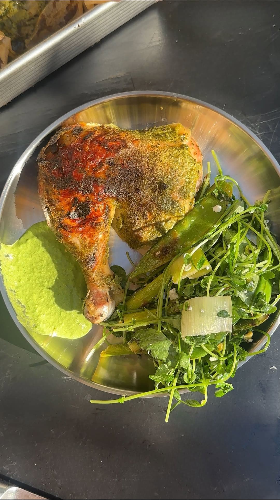 Green Spring Chicken and Salad