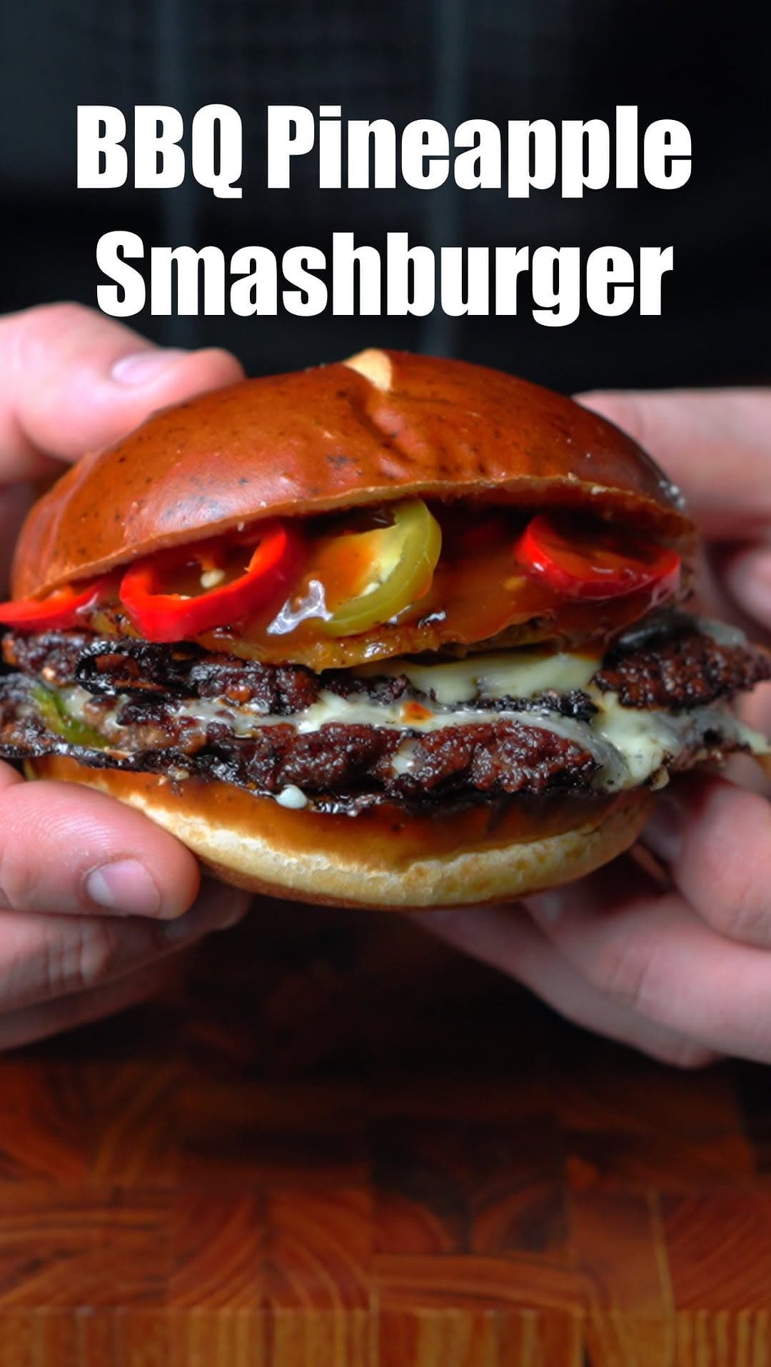 Smash Burger Ananas Pimenté Sucré
