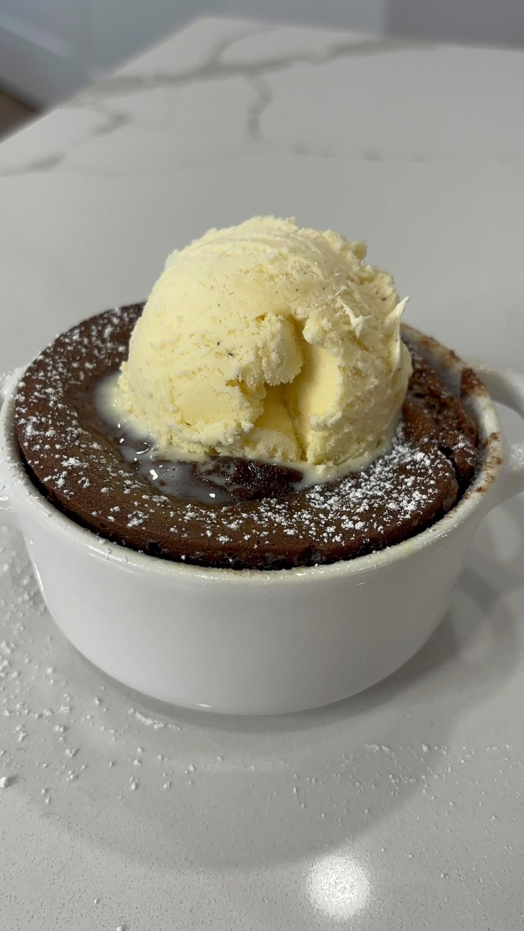 Single Serve Lava Cake
