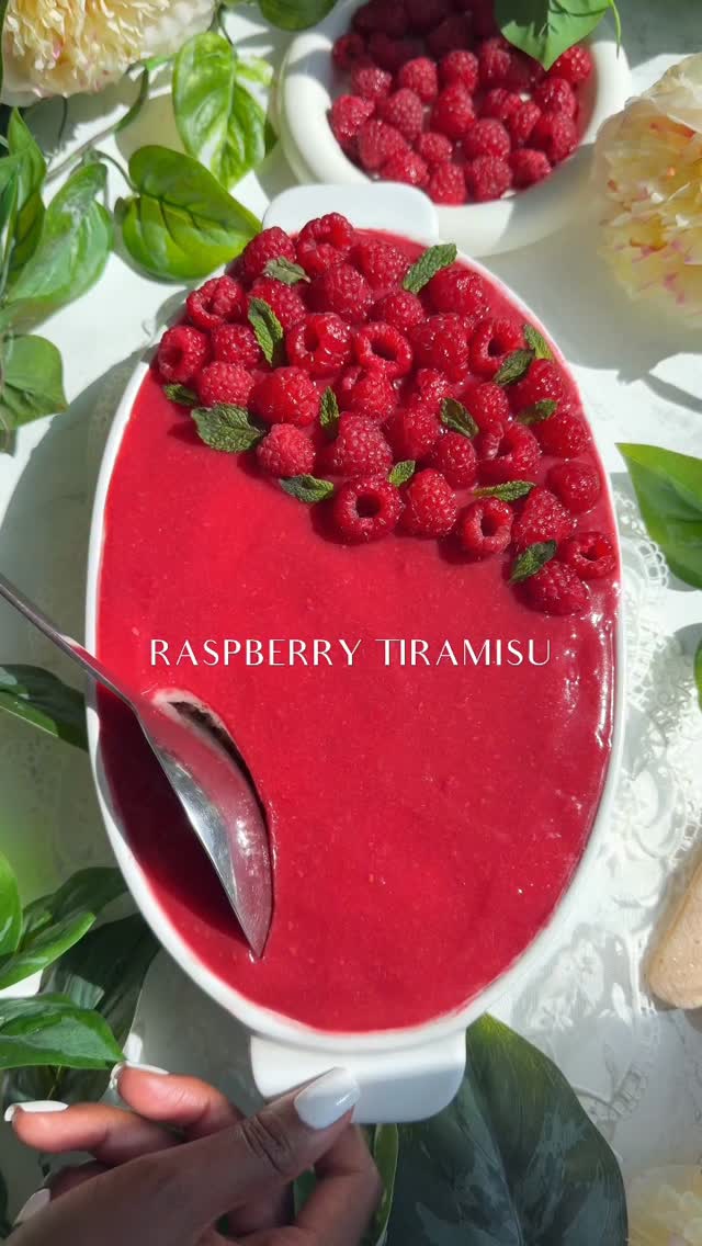 Raspberry Tiramisu