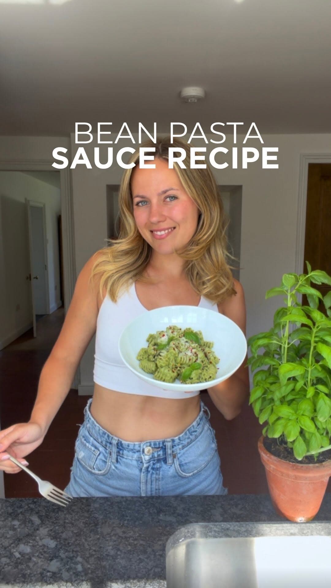 Easy High-Fiber Spelt Pasta with Ricotta Basil Sauce