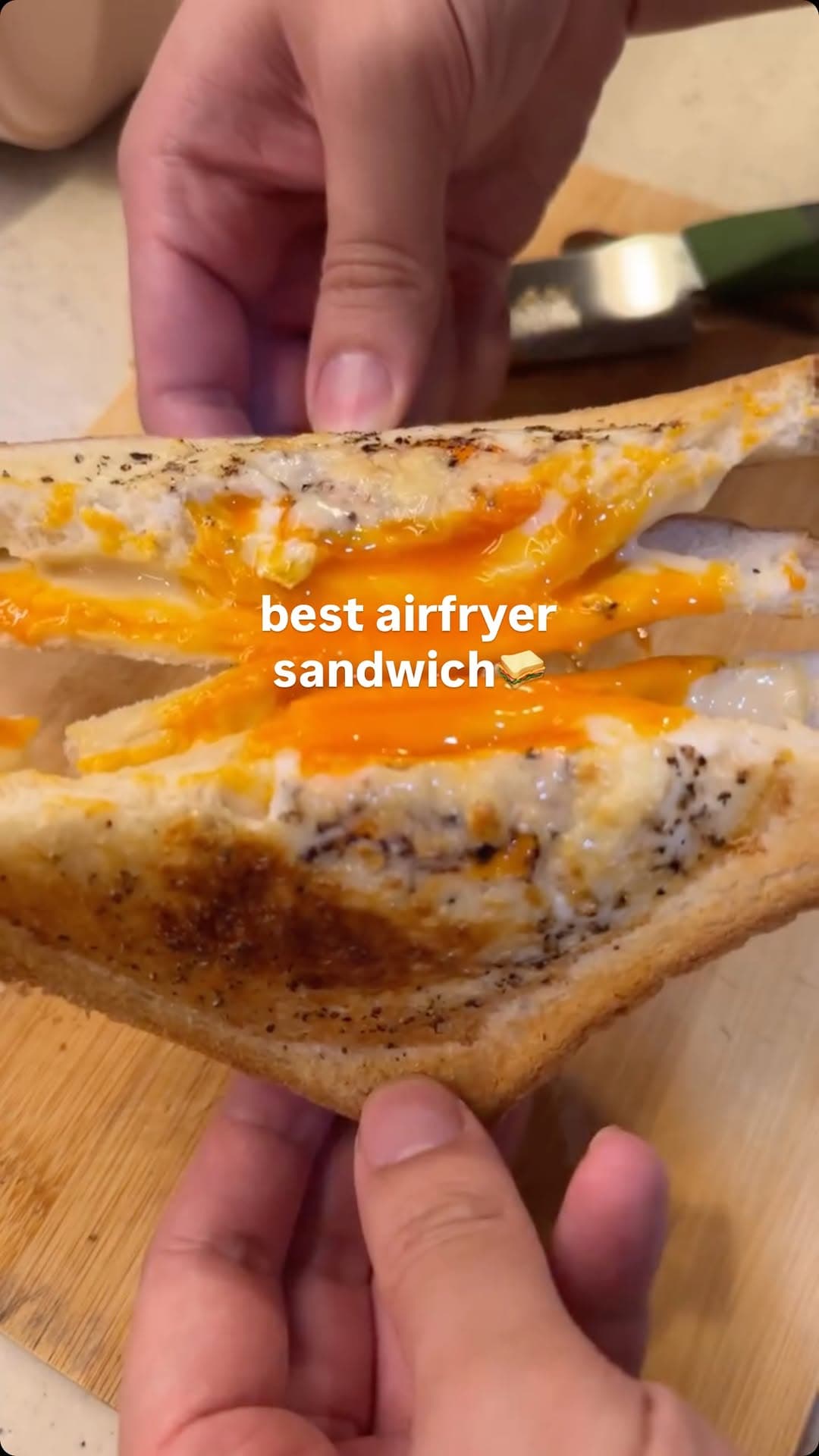 Quick Air Fryer Sandwich