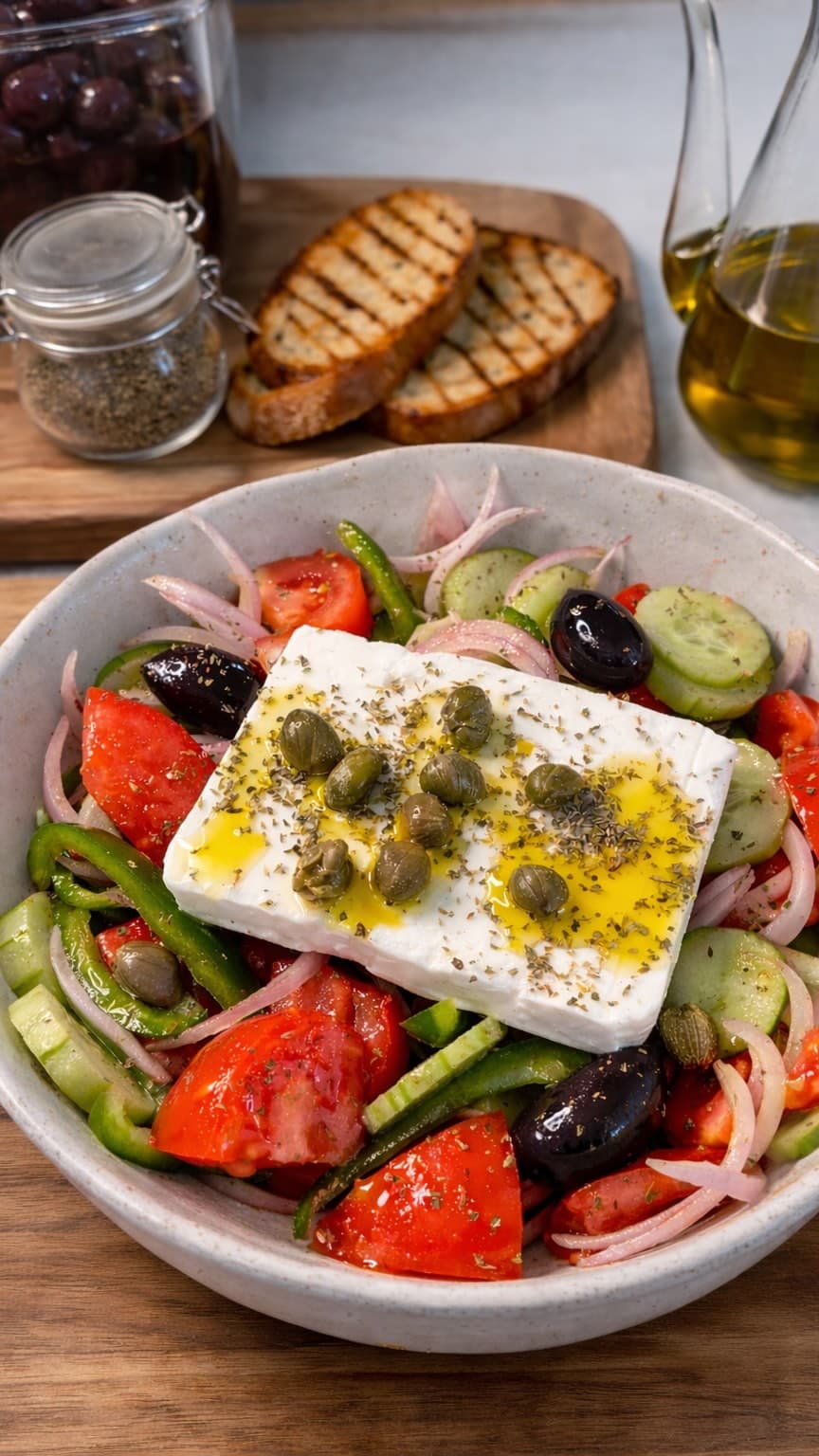 Salade grecque classique (Horiatiki)