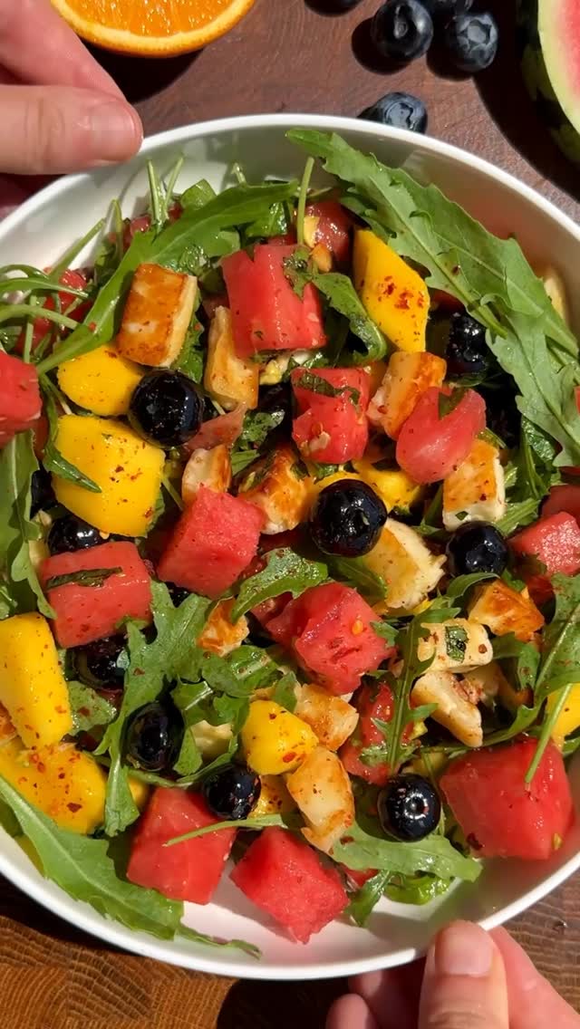 Ensalada de Sandía y Halloumi
