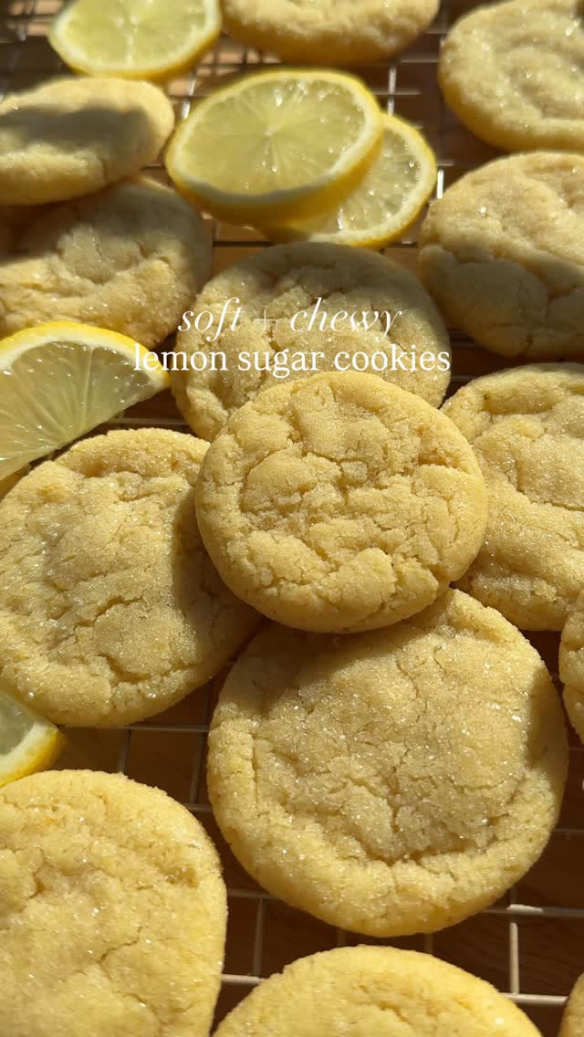 Galletas de limón suaves y masticables