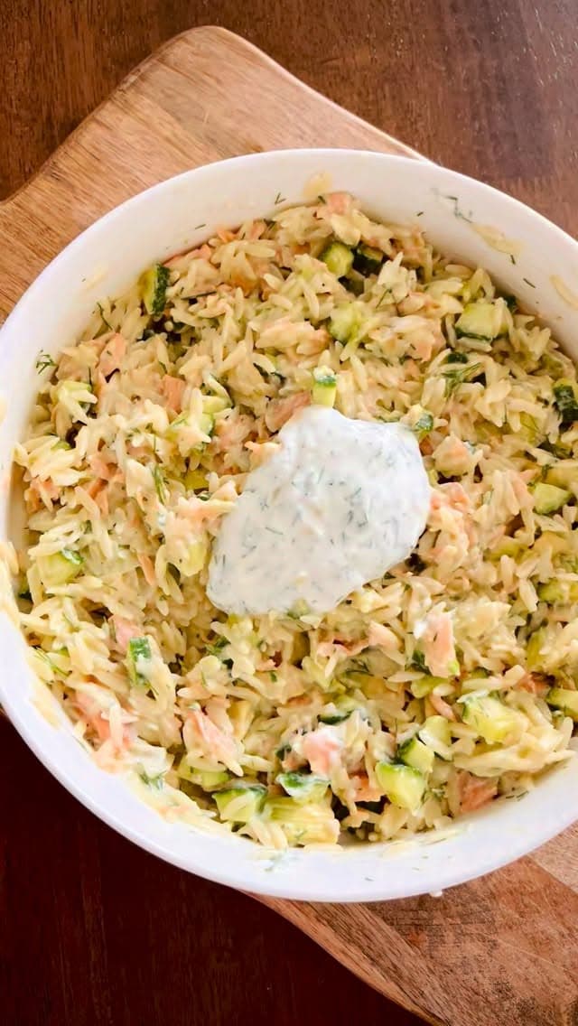 Salade de pâtes au saumon