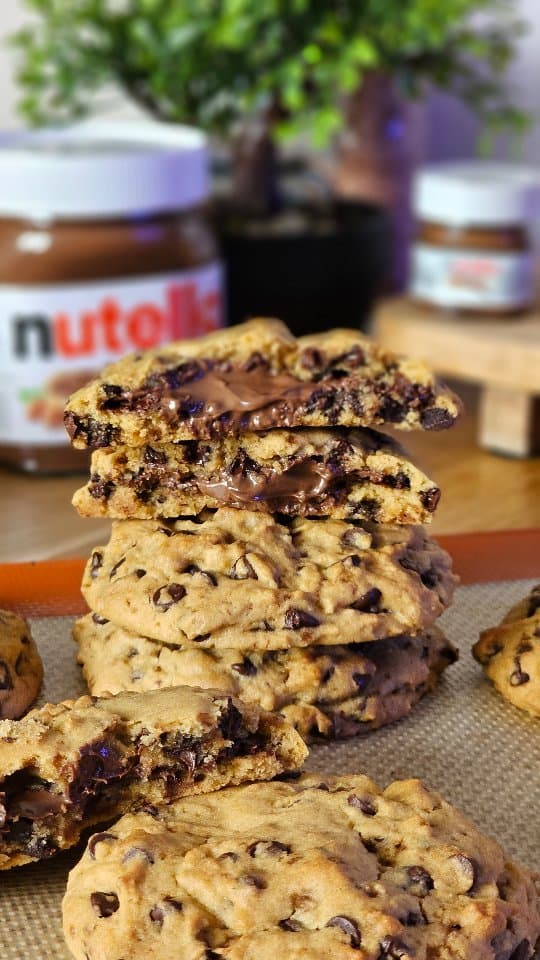 Cookies cœur coulant Nutella