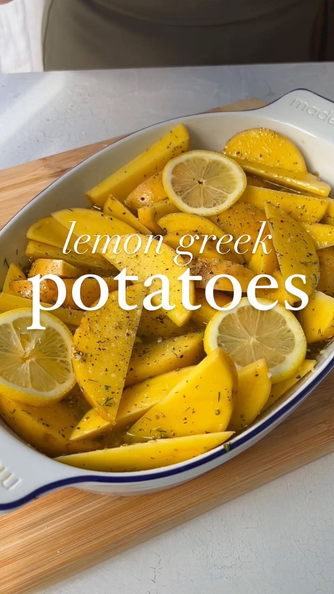 Batatas Gregas com Limão