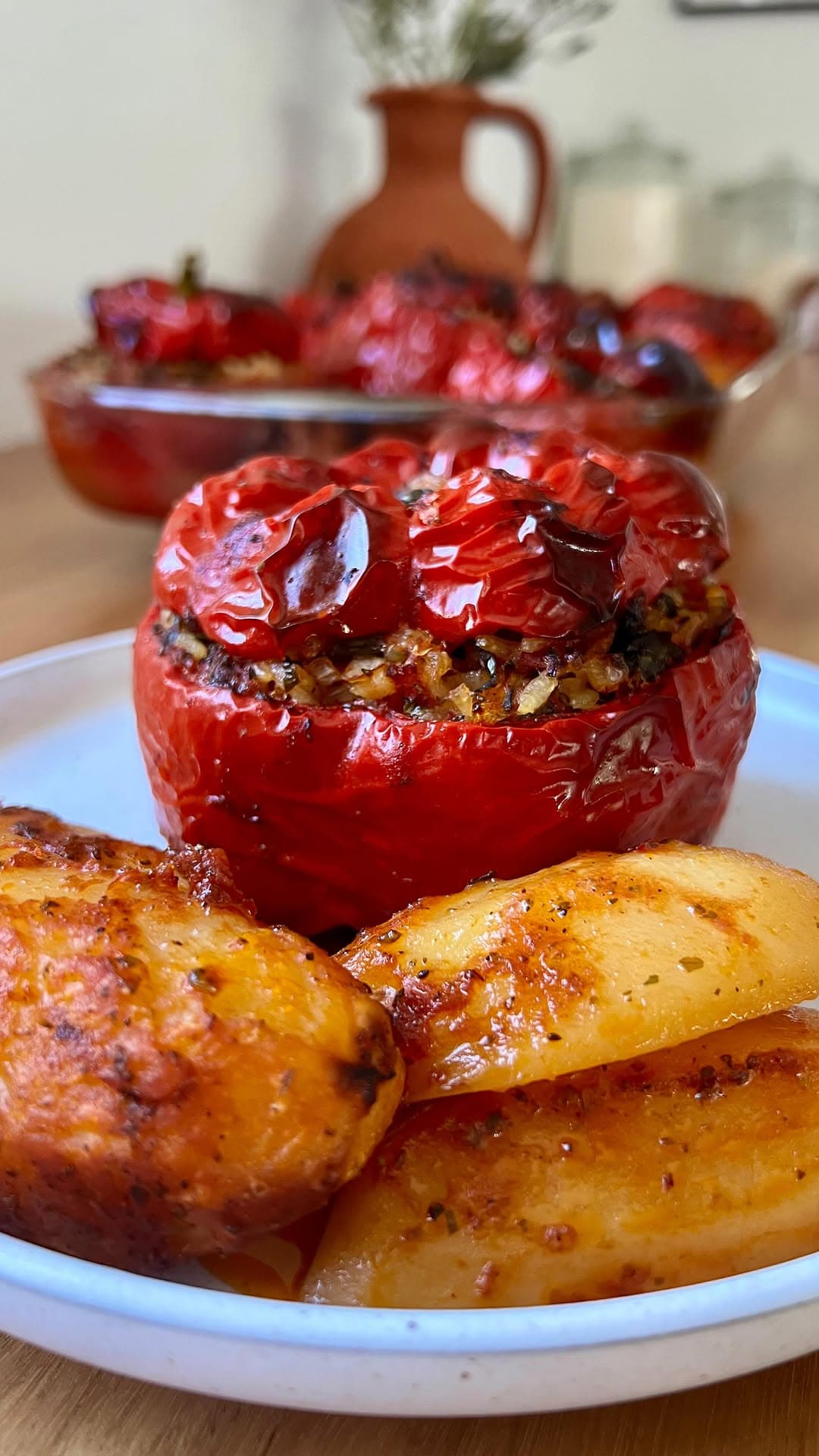 Stuffed Capsicums (Yemista/Gemista)
