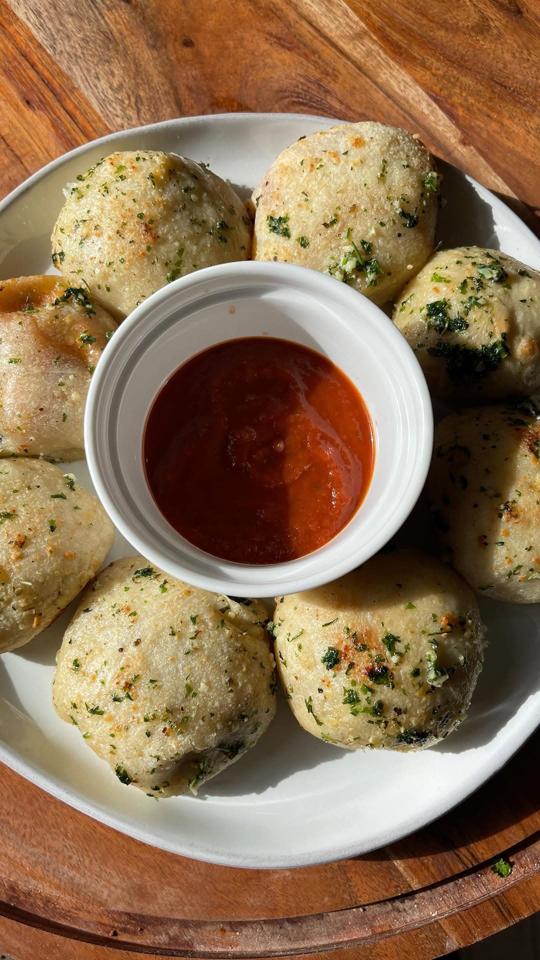 Garlic Cheese Bombs