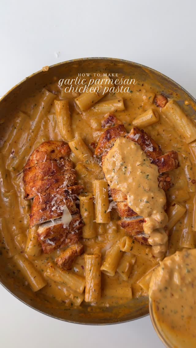 Creamy Garlic Parmesan Chicken Pasta