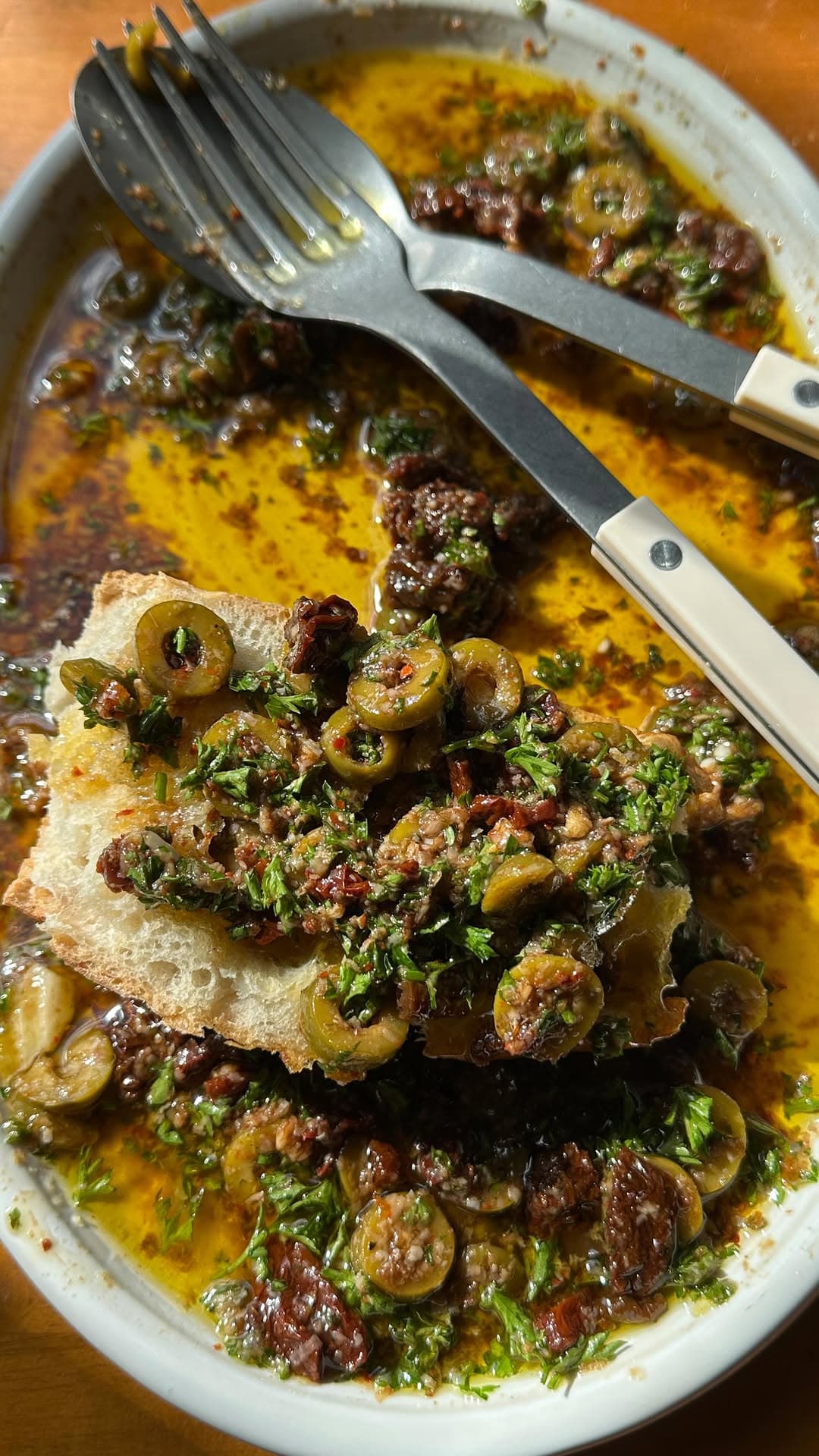 Loaded Olive Oil Dip