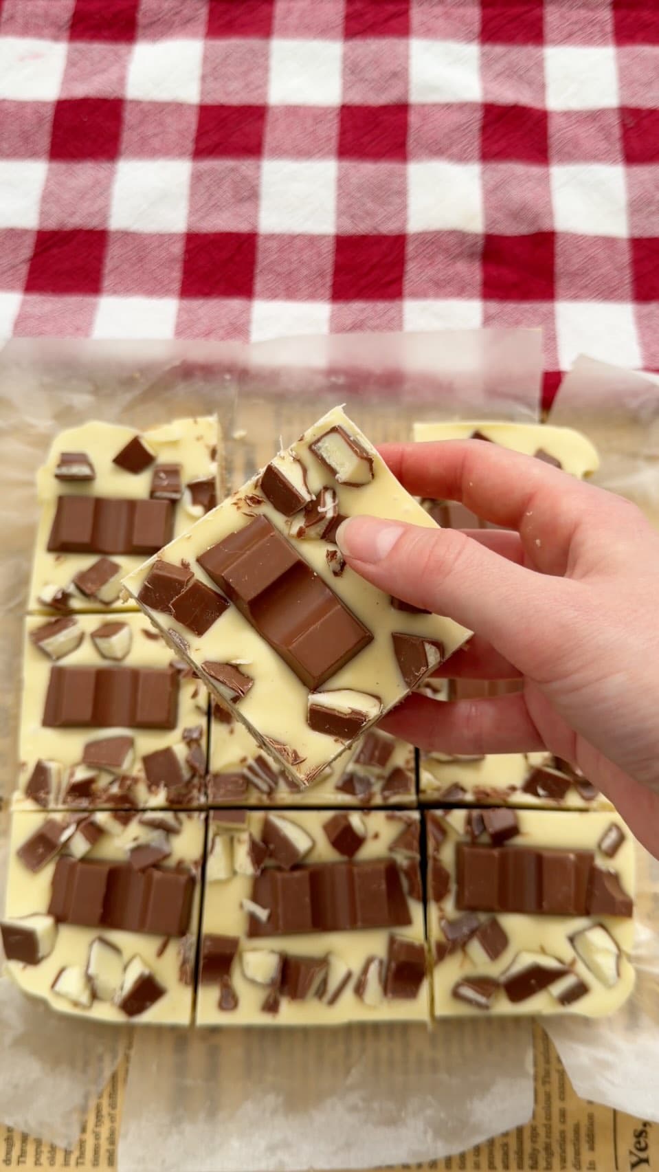 Kinder No Bake Bars