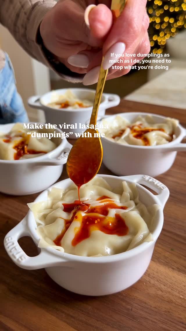 Viral Dumpling Lasagna