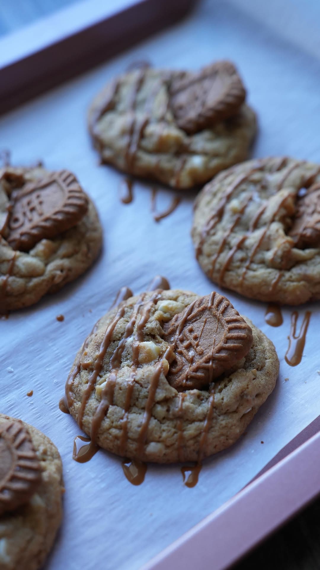 Biscoff White Chocolate Cookies