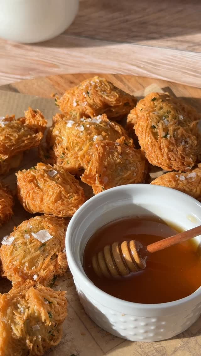 Frituras de malanga con miel