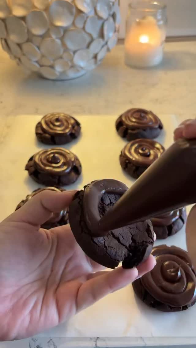 Chocolate Ganache Cookies