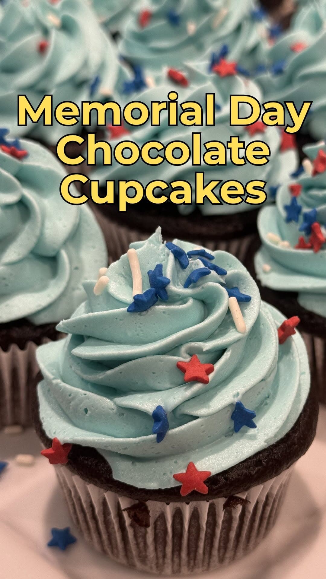 Chocolate Cupcakes with Vanilla Buttercream