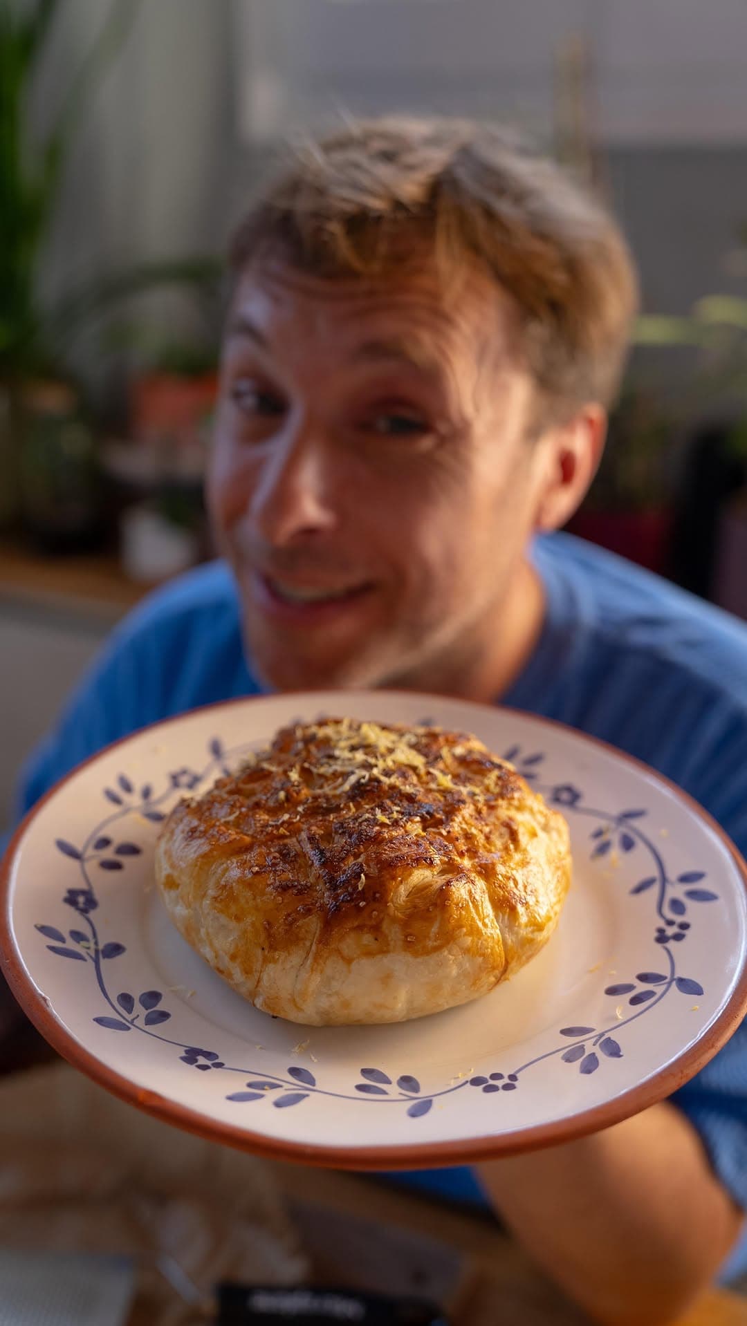 Camembert and Mango Puff Pastry