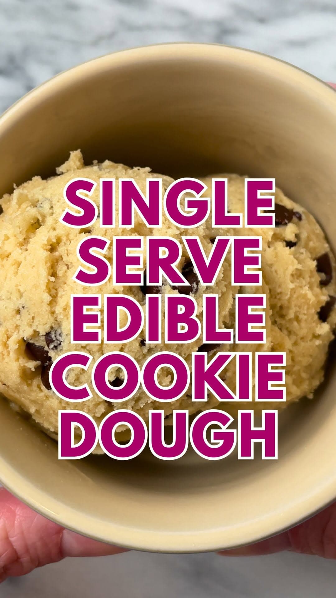 Single Serve Edible Cookie Dough