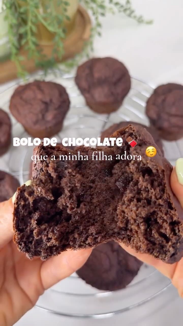 Muffins de Banana e Chocolate