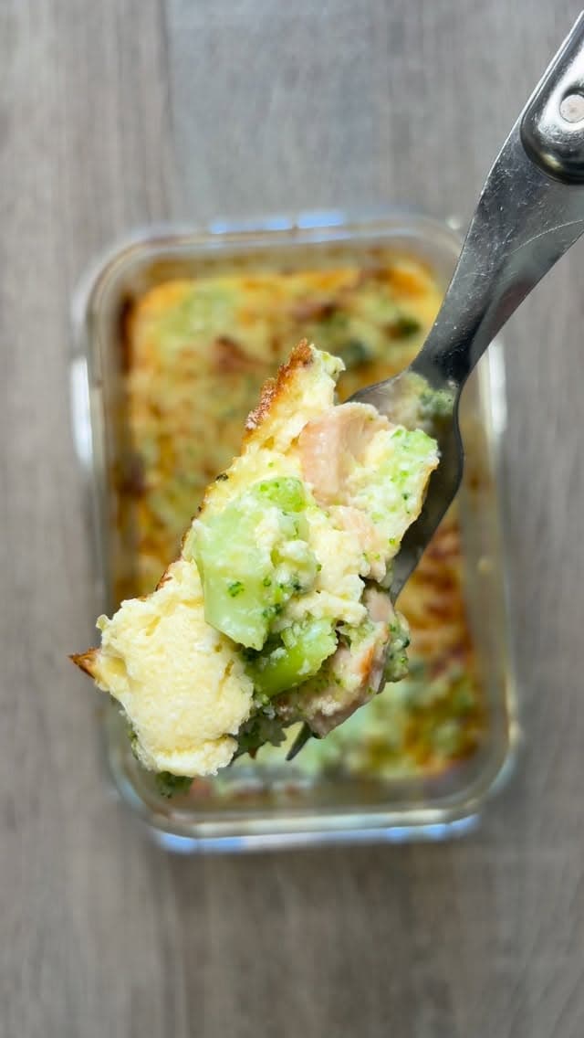 Gratin brocolis poulet comté