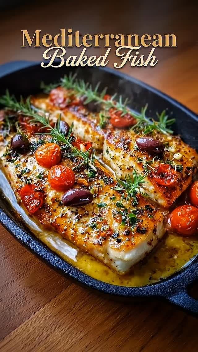 Mediterranean Baked Fish