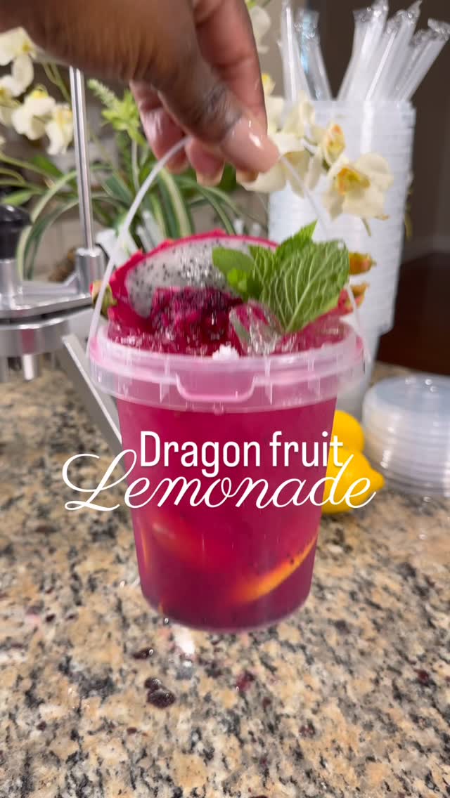 Lemonade au fruit du dragon