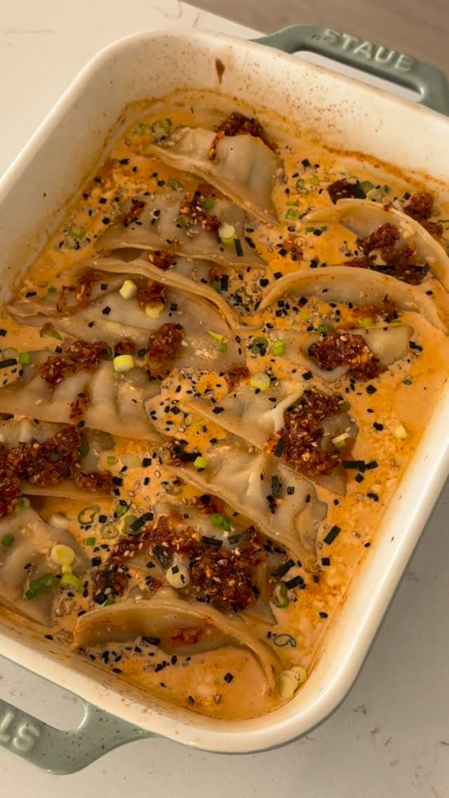 Gebakken Potstickers met Kokosmelk en Gochujang