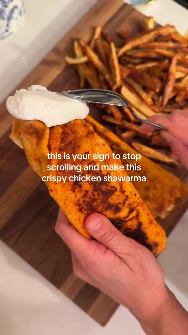 Crispy Chicken Shawarma